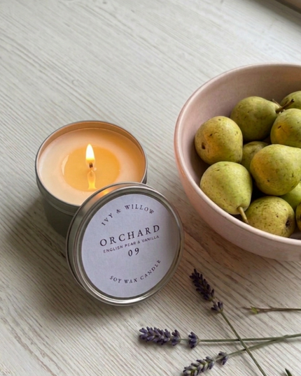 ORCHARD English Pear & Vanilla  Mini Tin 125g
