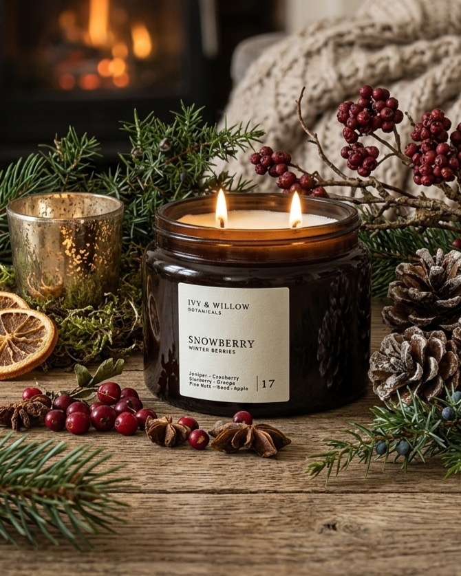 SNOWBERRY Winter Berries Large 500g