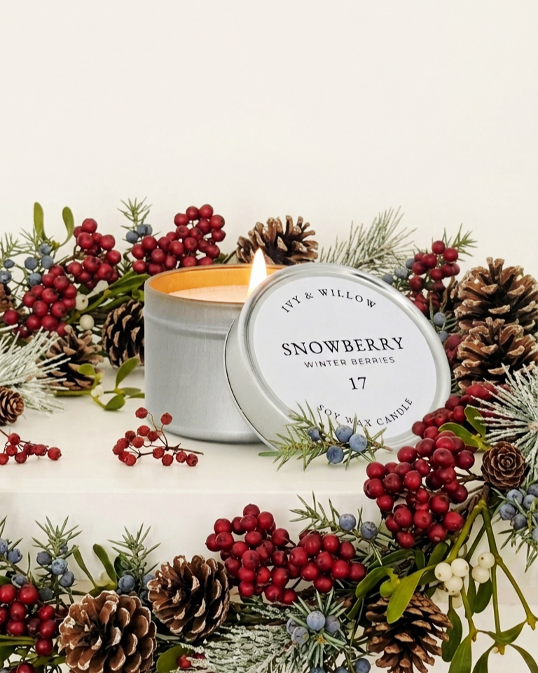 SNOWBERRY Winter Berries Mini Tin 100g