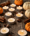 Pumpkin Spice Tealights