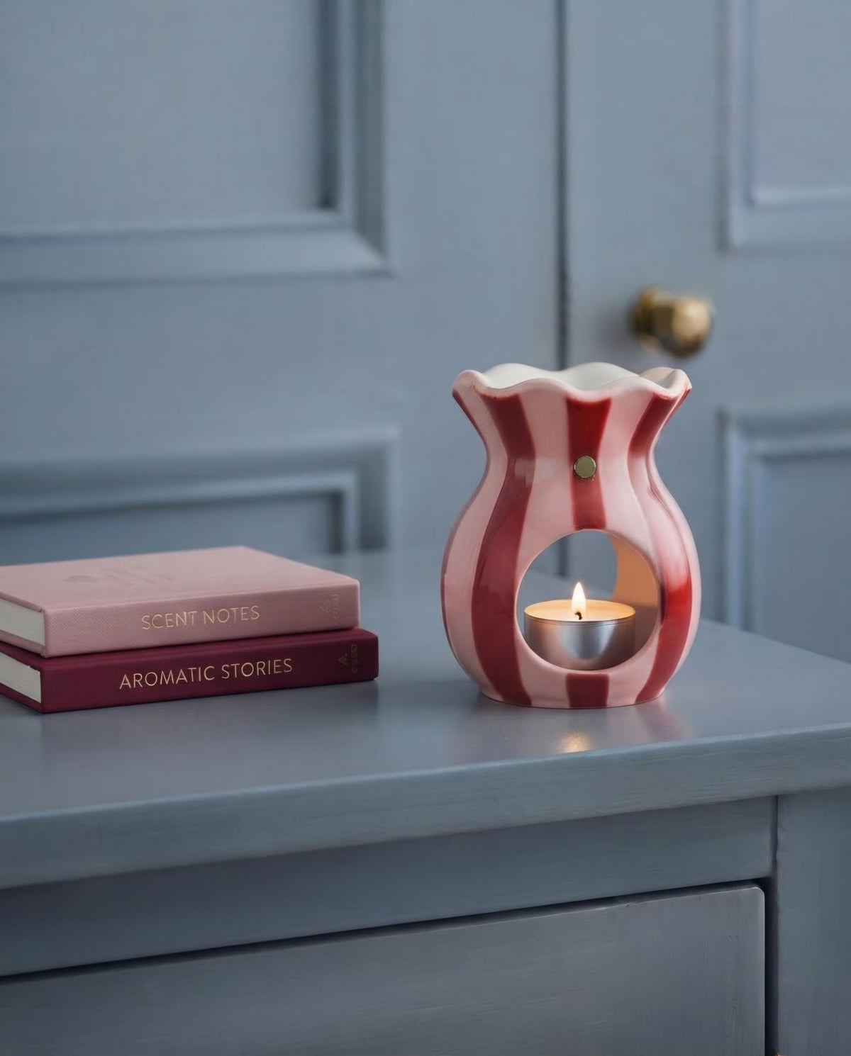 Pink Striped Ripple Burner