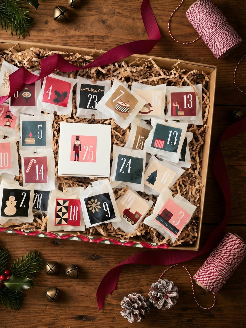 24 Days Of Christmas Advent Tealight Box