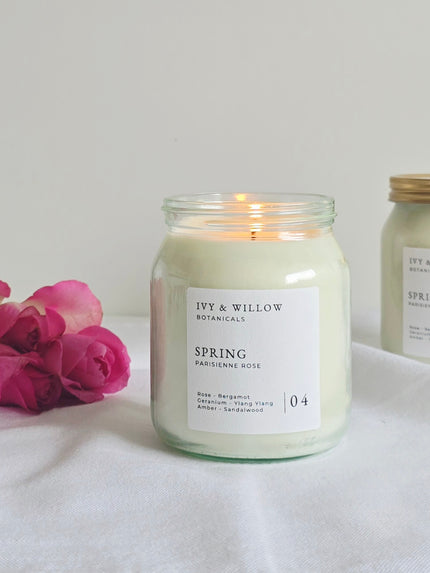 SPRING Parisienne Rose candle 300g