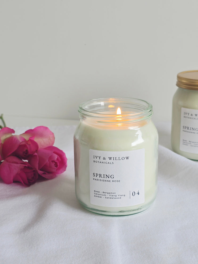 SPRING Parisienne Rose candle 300g