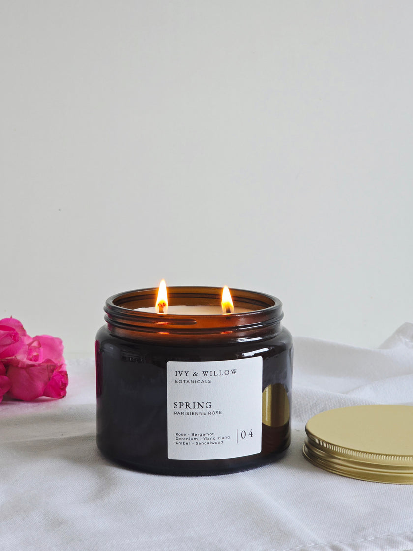 SPRING Parisienne Rose candle 500g