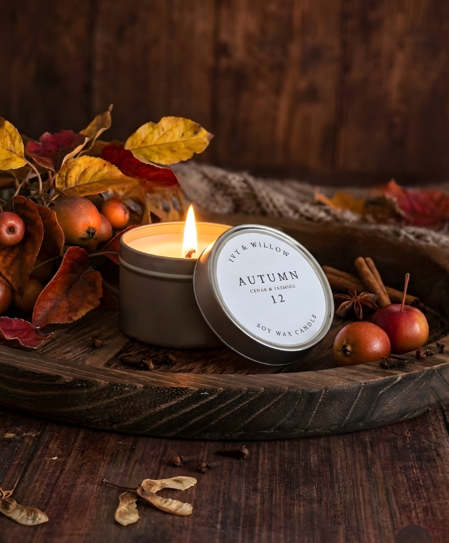 AUTUMN Himalayan Cedar & Jasmine Mini Tin 100g