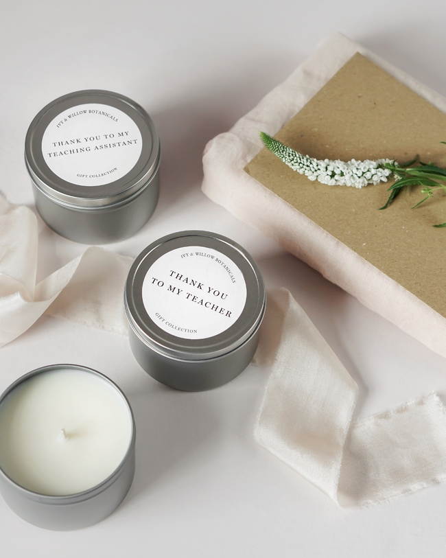 Teacher Gifts - Luxury Candle
