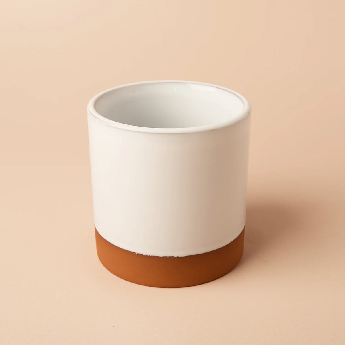 White Half Glazed Top