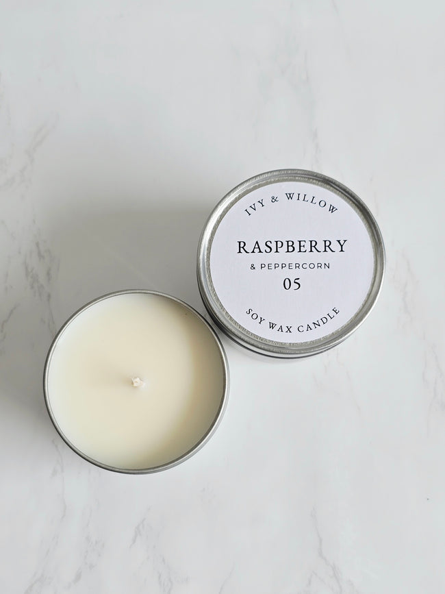 RASPBERRY BLANK 125g on a marble surface