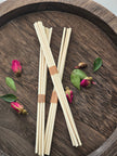 Set  6 natural diffuser reeds for replacements in reed diffuser 