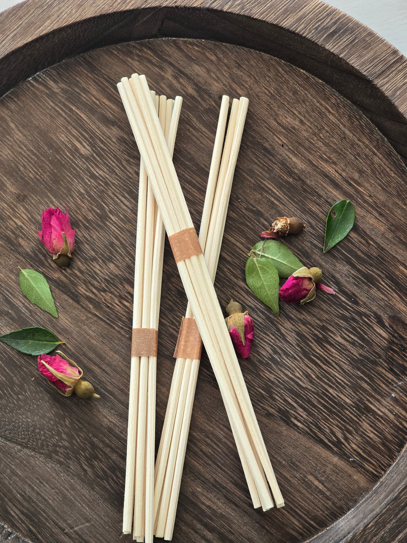Set  6 natural diffuser reeds for replacements in reed diffuser 