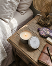 SLEEP mini tin 125g on wooden bedside table