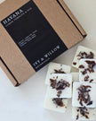 Ivy & Willow botanicals with a box labeled Havana Cuban Tobacco & Oak on a white background