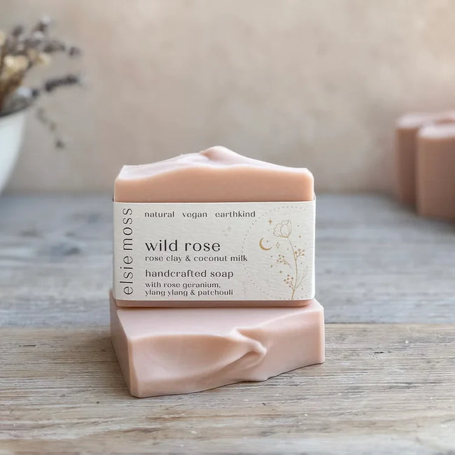 Elsie Moss Botanical Wild Rose Soap Bar