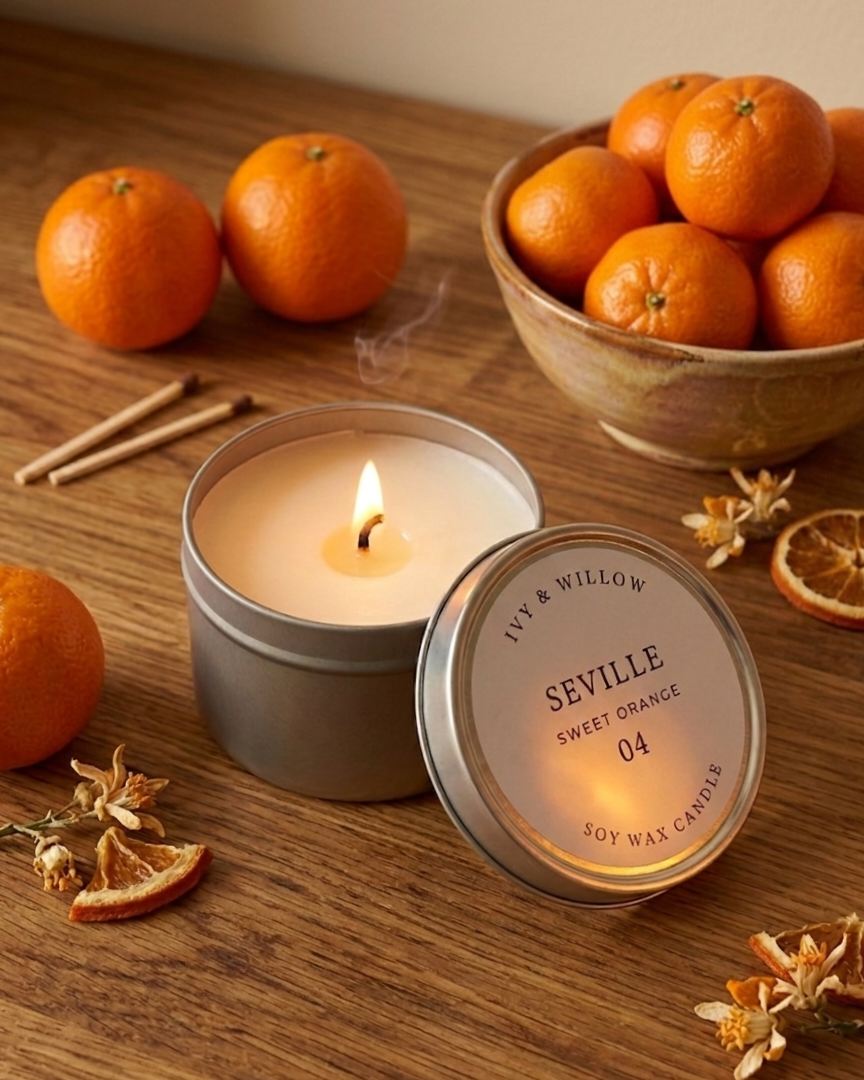 SEVILLE Amber & Sweet Orange Mini Tin 125g