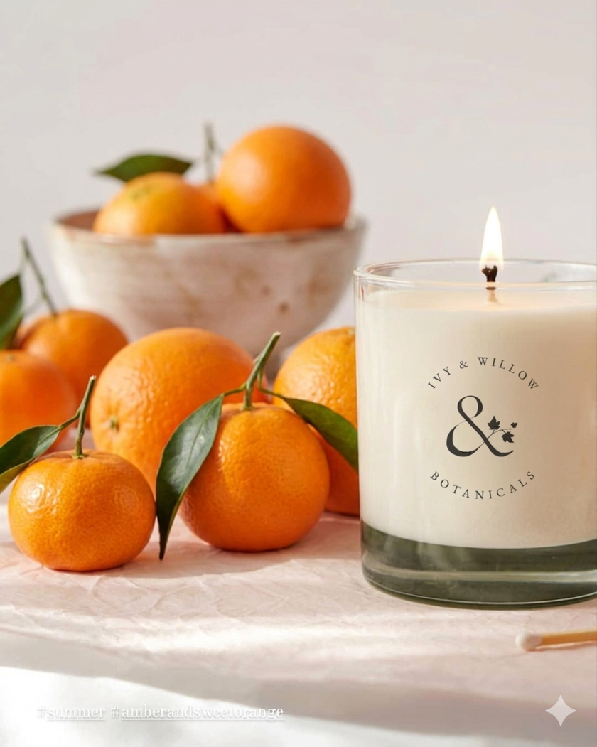SEVILLE Amber & Sweet Orange 'Classic' Candle 300g