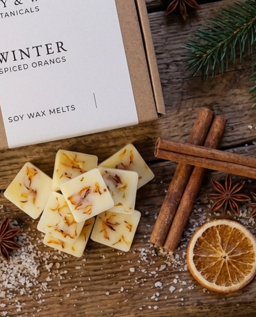 Winter Spiced Orange Wax melts - Box of 9